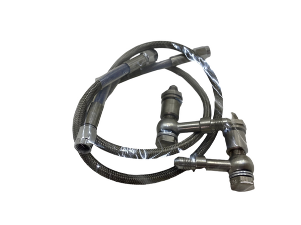 Stainless Steel Braided Extended Front Brake Line Kit (Toyota/Lexus)