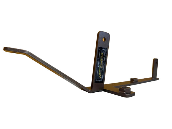 V1 handbrake conversion bracket for Lexus GS with factory transmission tunnel