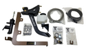 LEXUS LS400 CLUTCH PEDAL KIT Automotive parts including a brown metal bracket and various small components on a white background.