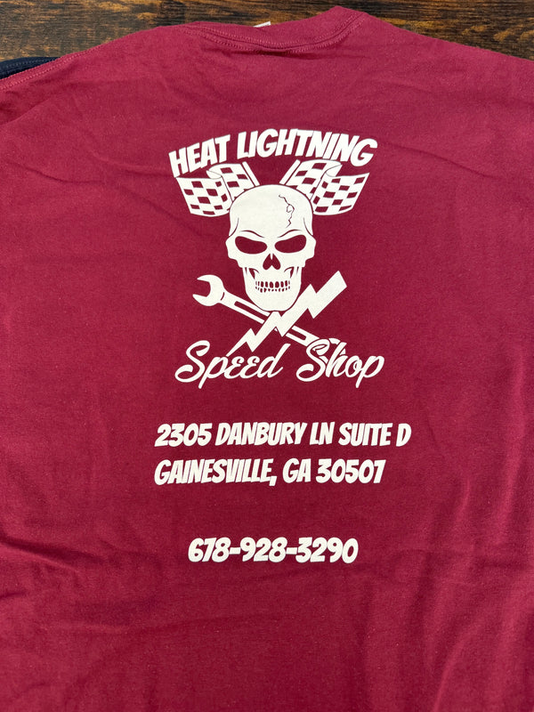 HLSS 2024 Work Pocket T-Shirt Burgandy