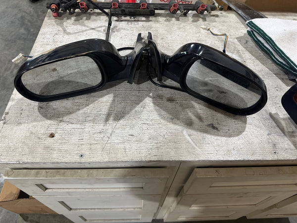 95-98 Nissan 240sx S14 OEM Side Mirror PAIR Black